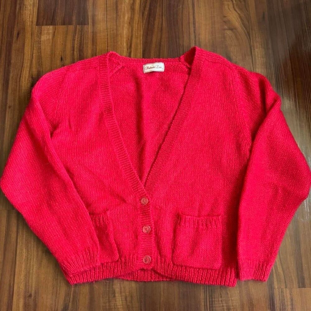 American Vintage Women's Red Cardigan